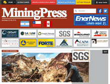 Tablet Screenshot of miningpress.com